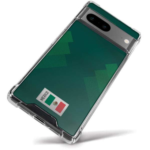 Mexico Soccer Flag Google Pixel 8a Clear Case